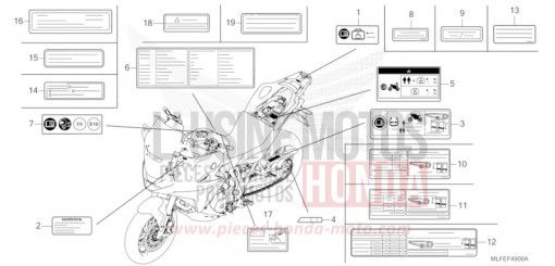 ETIQUETTE DE PRECAUTIONS NT1100AS de 2025